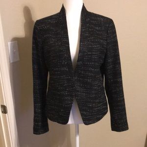 Loft - NWOT black and white blazer;lined - size 10
